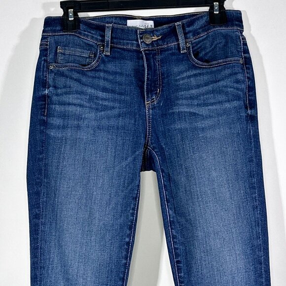 Ann Taylor Loft Modern Skinny Blue Jeans Size 4/27 - Picture 3 of 13